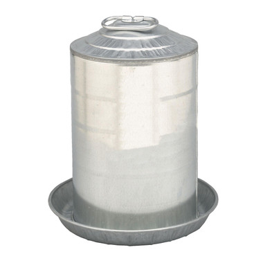 Little Giant Galvanized Double Wall Waterers 3 Gallon
