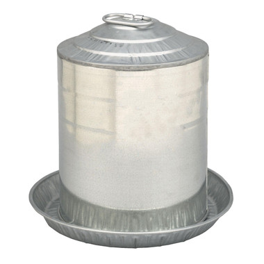 Little Giant Galvanized Double Wall Waterers 5 Gallon