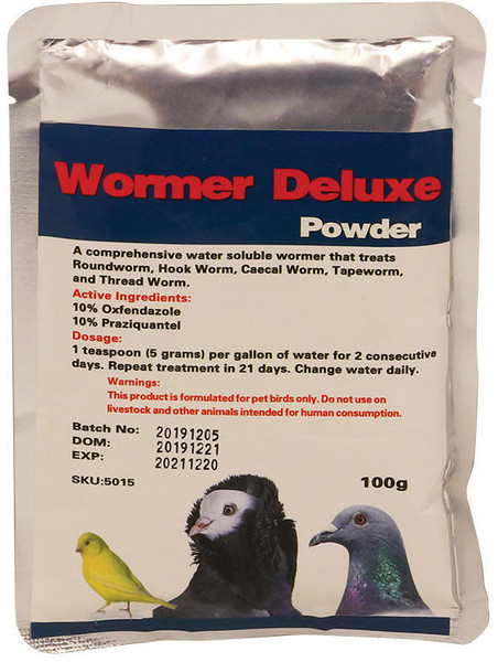 Wormer Deluxe Powder 100g